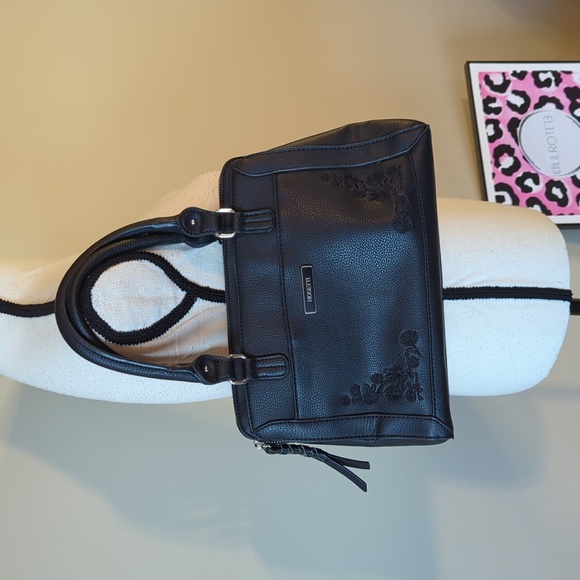 Rosetti Bags Rosetti Faux Floral Leather Top Handle Bag Poshmark